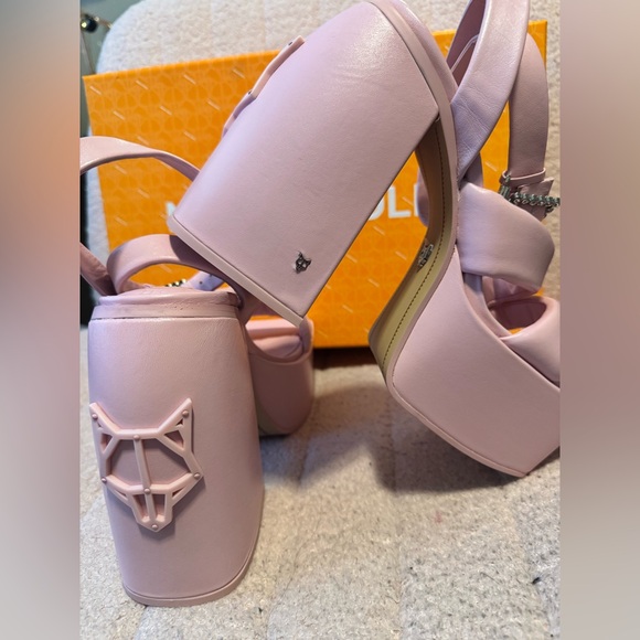 Naked Wolfe pink platform heels - Picture 8 of 12